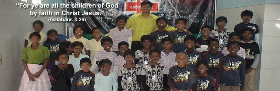 David with Kids in Chruch